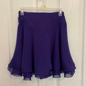 Skating/Dance skirt with scalloped edge